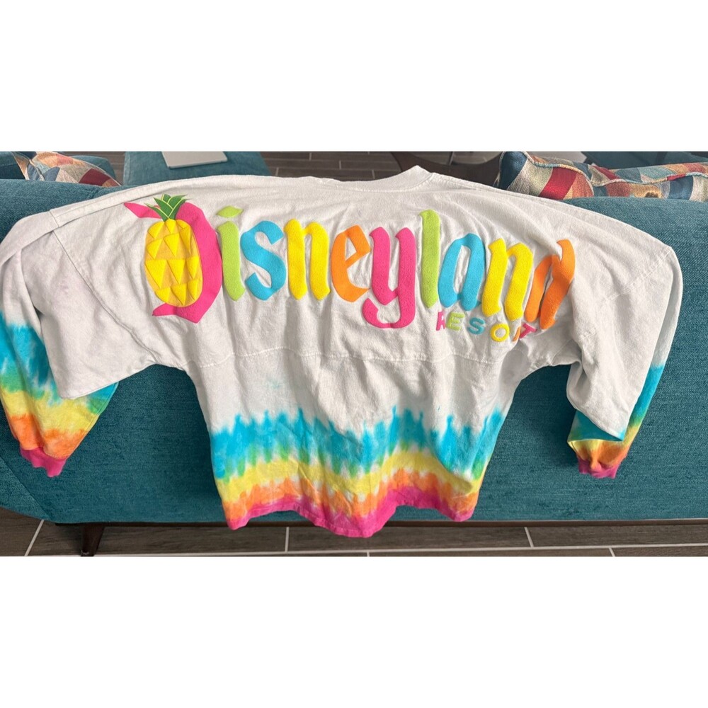 Disneyland Spirit Jersey Shirt tie Dye M Pineapple